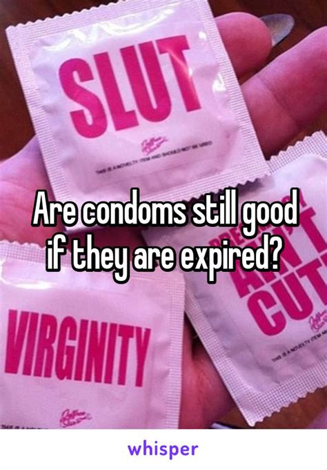 Are expired condoms still good?