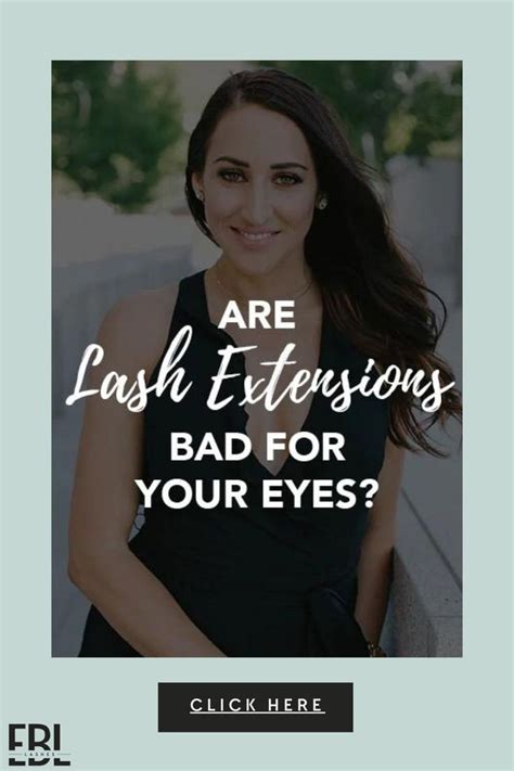 Are eyelash extensions bad for your eyes?