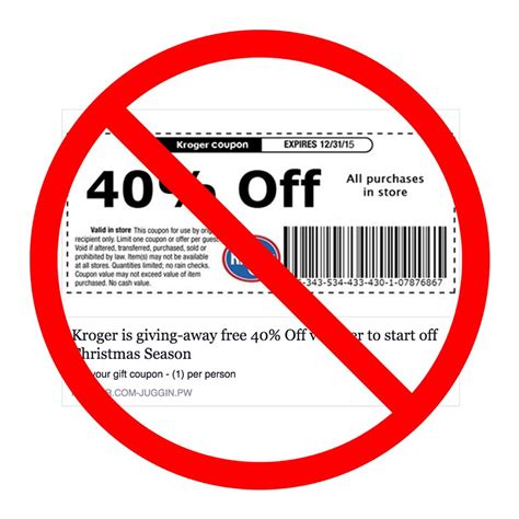 Are fake coupons illegal?
