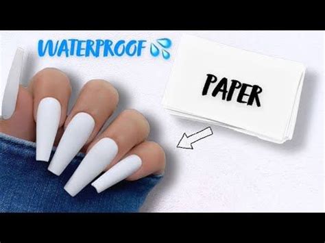 Are fake nails waterproof?