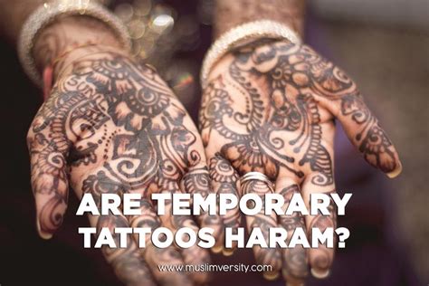 Are fake tattoos haram?