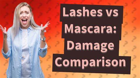 Are false lashes more damaging than mascara?