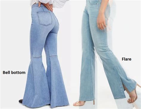 Are flares and bell bottoms the same?