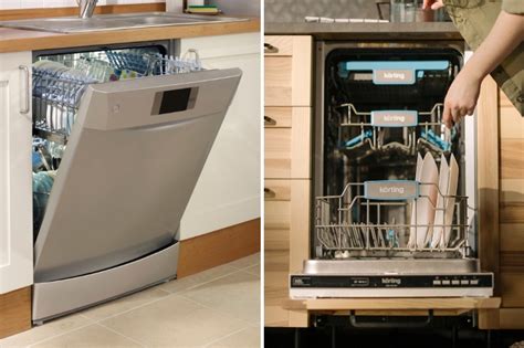 Are freestanding dishwashers bigger than integrated?