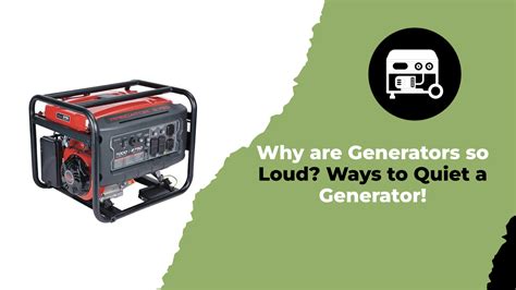 Are generators normally loud?