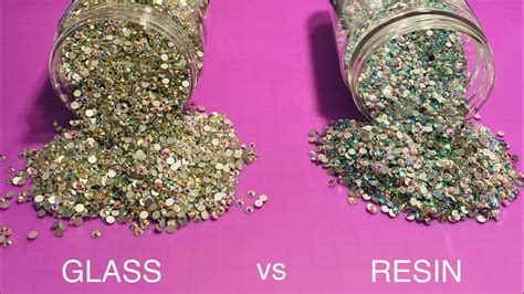 Are glass or resin rhinestones better?