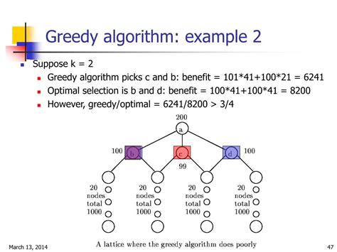 Are greedy algorithms faster?