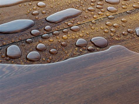 Are hardwoods water resistant?