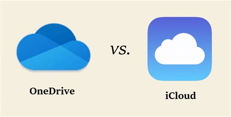 Are iCloud and OneDrive the same thing?