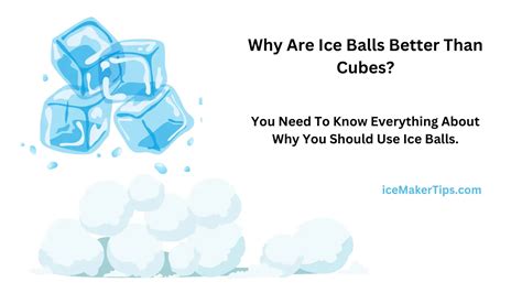 Are ice balls better than cubes?