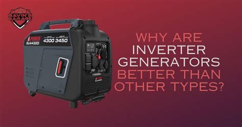 Are inverters better than generators?