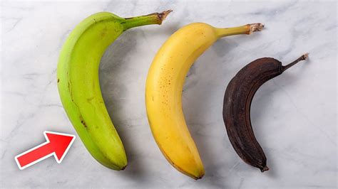 Are light green bananas OK to eat?