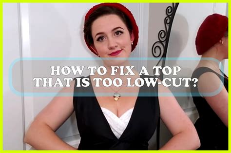 Are low cut tops unprofessional?