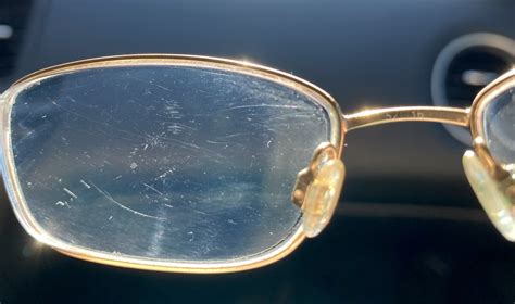 Are micro scratches normal on glasses?