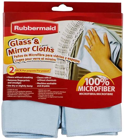 Are microfiber cloths good for mirrors?