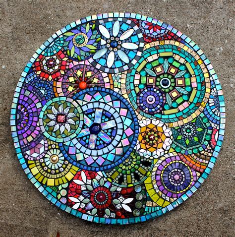 Are mosaics made of glass?