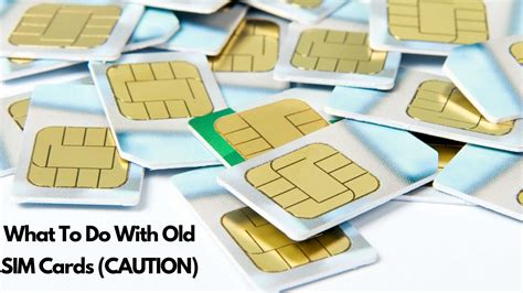 Are old SIM cards a security risk?