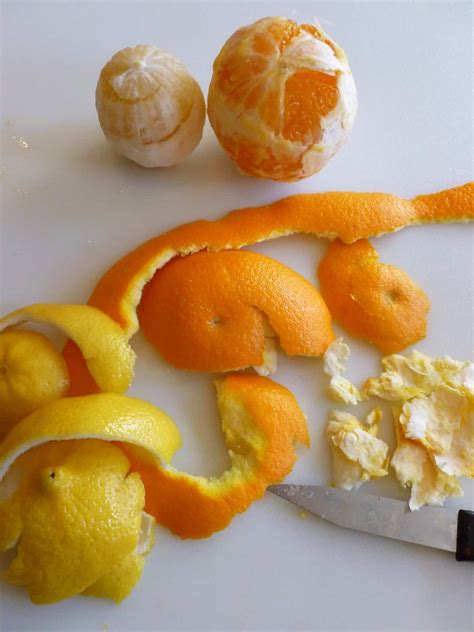 Are orange and lemon peels edible?
