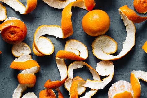 Are orange rinds acidic?