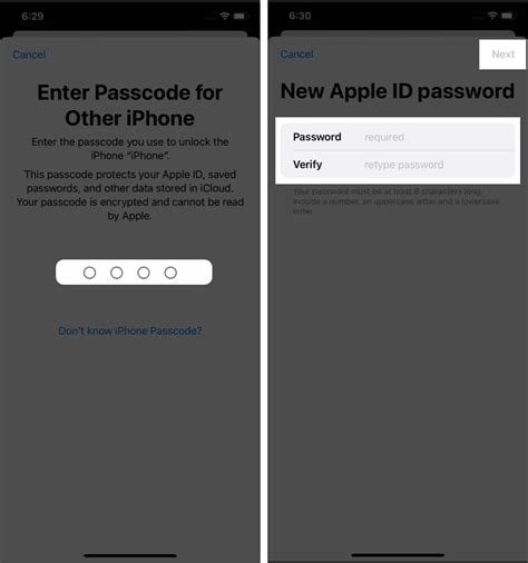 Are passwords attached to Apple ID?