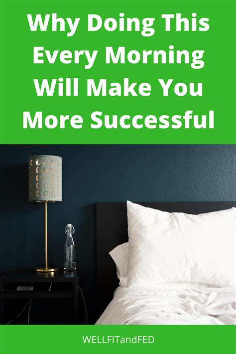 Are people who make their bed more successful?