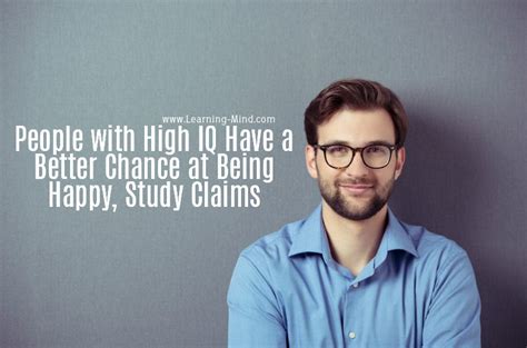 Are people with high IQ more happy?