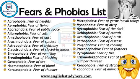 Are phobias a noun?