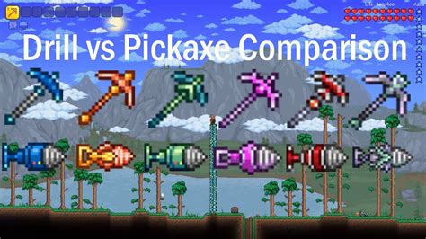 Are pickaxes or drills better?