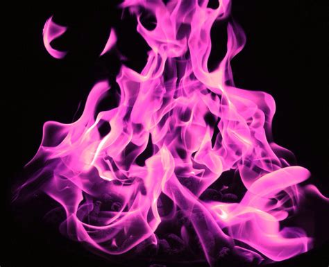 Are pink flames real?