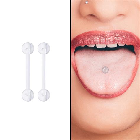 Are plastic tongue rings safe?