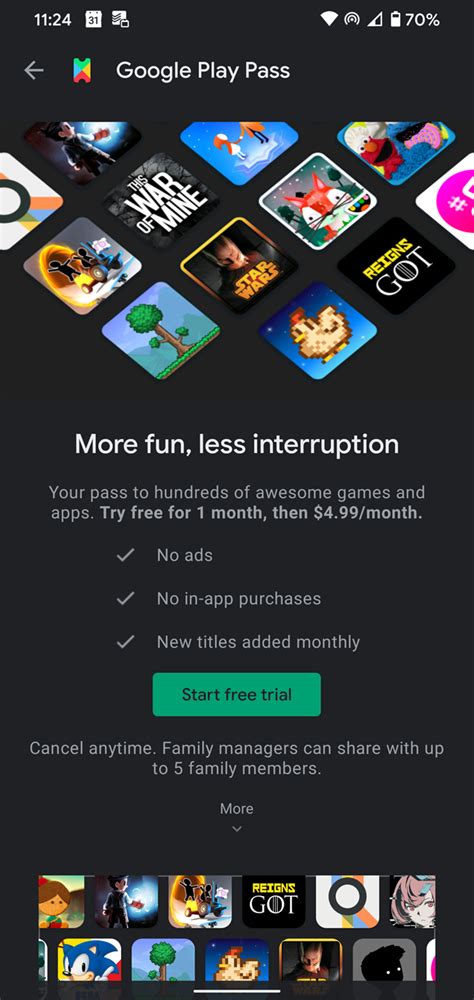 Are play pass games permanent?