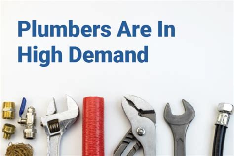 Are plumbers in high demand in USA?