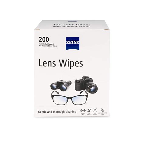 Are premoistened lens wipes safe?