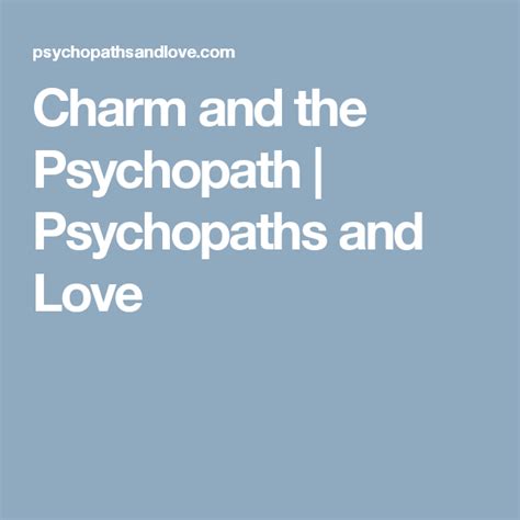 Are psychopaths romantic?