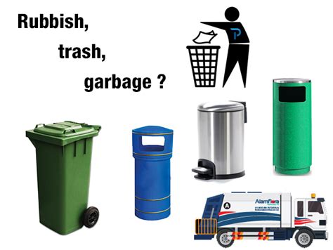 Are rubbish and garbage the same?