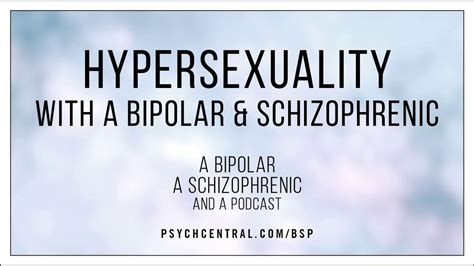 Are schizophrenics hypersexual?