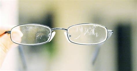 Are scratches on glasses permanent?