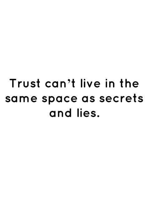 Are secrets the same as lies?