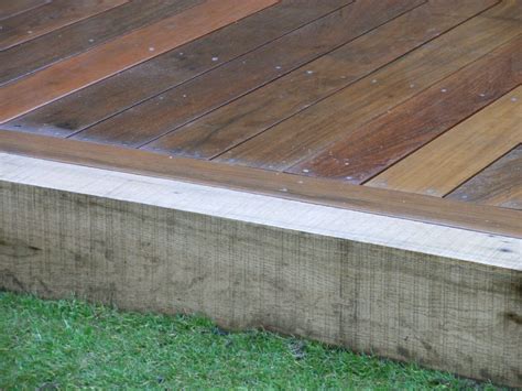 Are sleepers good for decking?