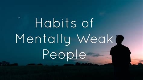 Are some people naturally mentally weak?