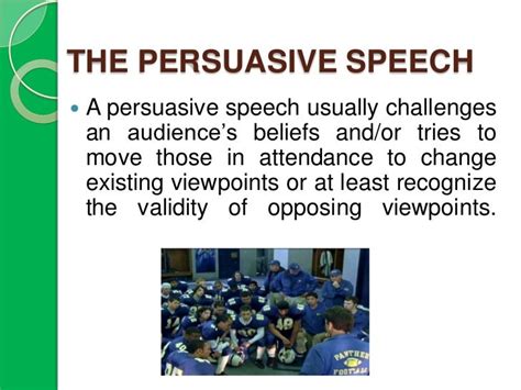 Are speeches always persuasive?