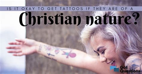Are tattoos OK with God?