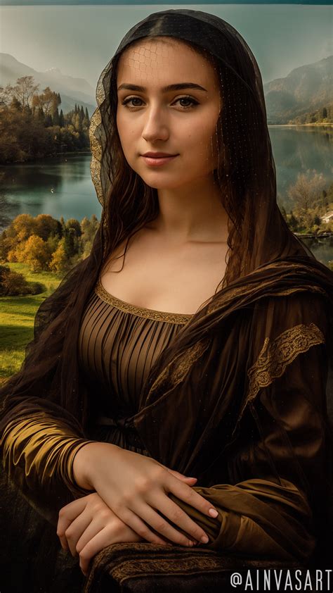 Are the forms in the Mona Lisa realistic or abstract?