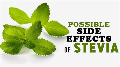 Are there any negative effects of stevia?