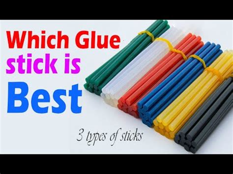 Are there different types of hot glue sticks?