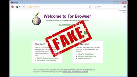 Are there fake Tor browsers?