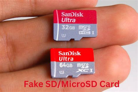 Are there fake microSD cards?