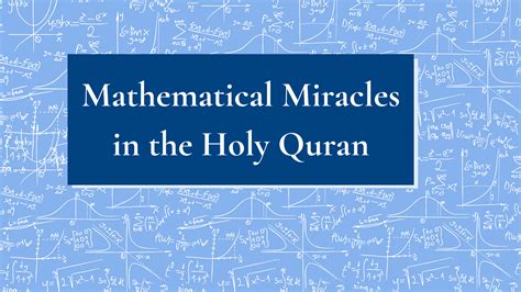 Are there mathematical miracles in the Quran?