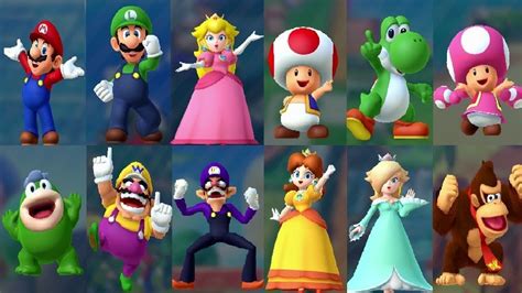 Are there only 10 characters in Mario Party Superstars?