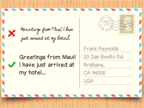 Are there rules for postcards?